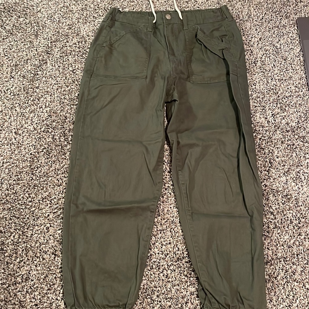 Green Cargo Joggers